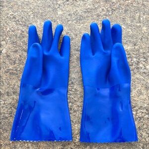 Blue Kitchen Cleaning Gloves Essential Tool
